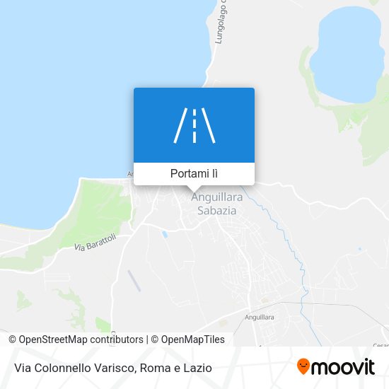 Mappa Via Colonnello Varisco