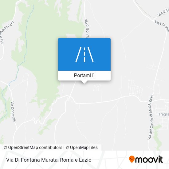 Mappa Via Di Fontana Murata