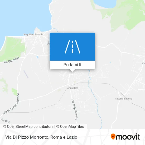 Mappa Via Di Pizzo Morronto