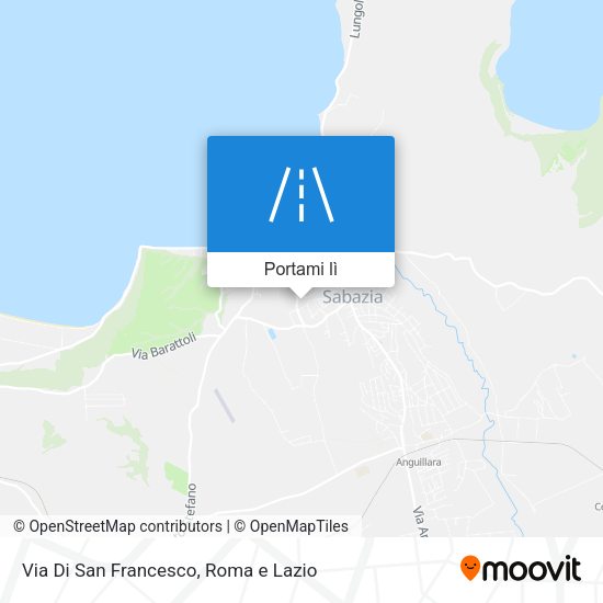 Mappa Via Di San Francesco