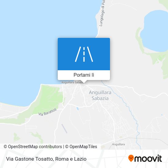 Mappa Via Gastone Tosatto