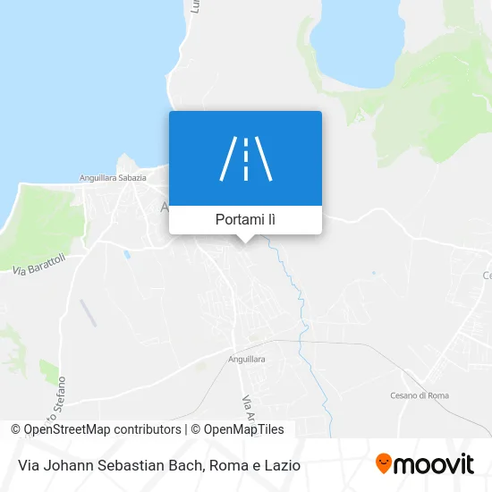 Mappa Via Johann Sebastian Bach