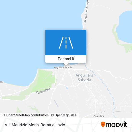 Mappa Via Maurizio Moris
