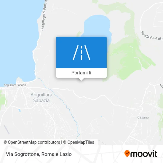 Mappa Via Sogrottone