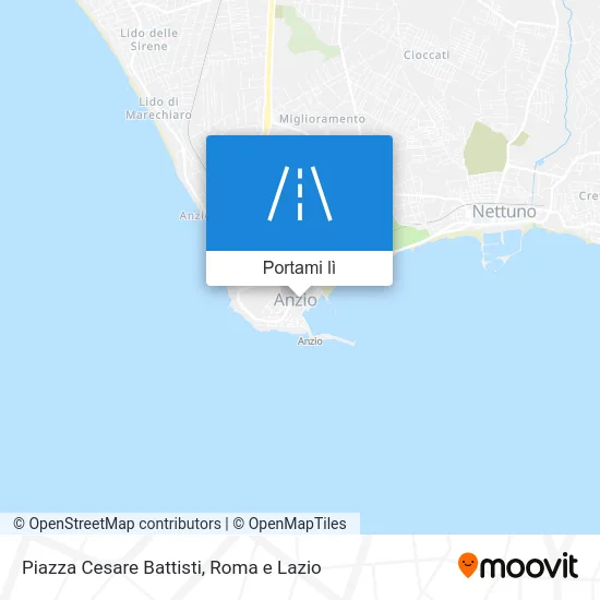 Mappa Piazza Cesare Battisti
