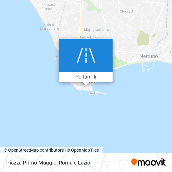 Mappa Piazza Primo Maggio