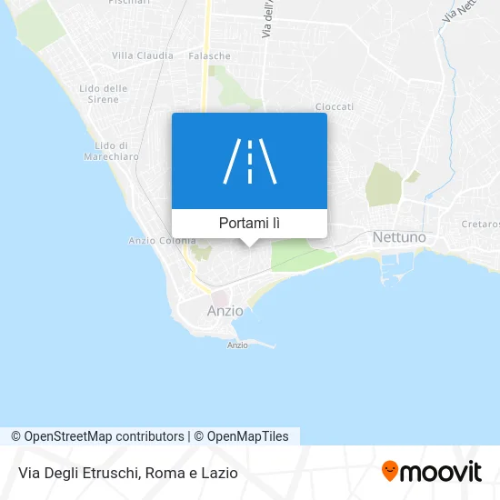 Mappa Via Degli Etruschi