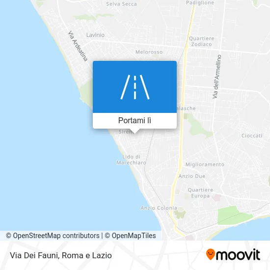 Mappa Via Dei Fauni