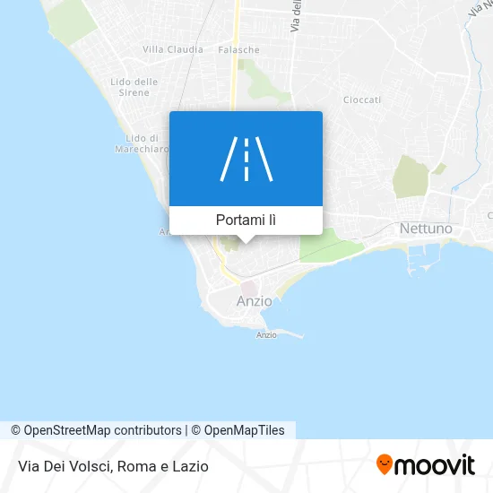 Mappa Via Dei Volsci