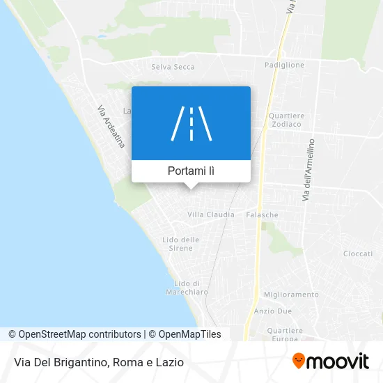 Mappa Via Del Brigantino