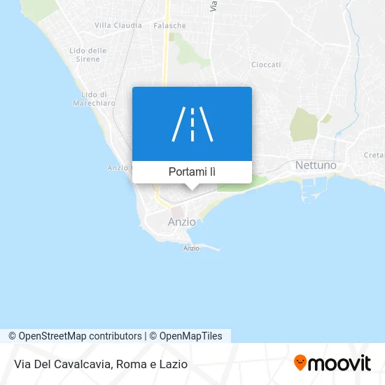 Mappa Via Del Cavalcavia