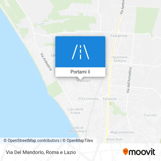 Mappa Via Del Mandorlo