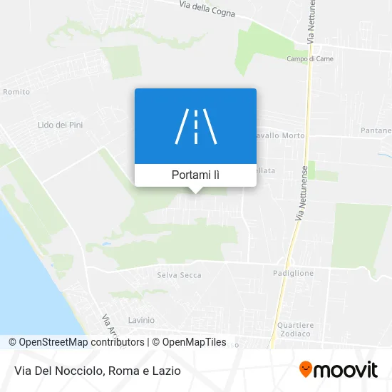 Mappa Via Del Nocciolo