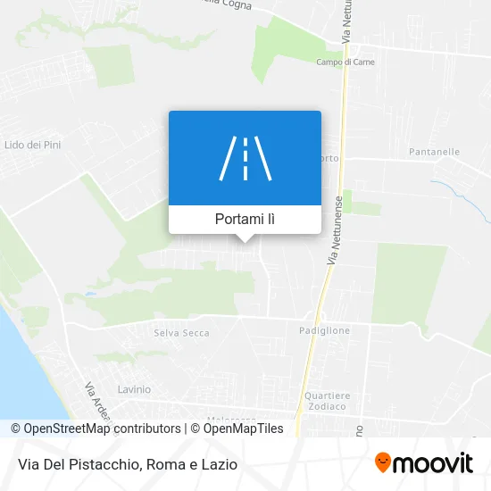 Mappa Via Del Pistacchio