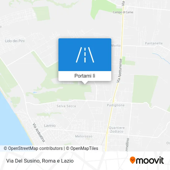 Mappa Via Del Susino