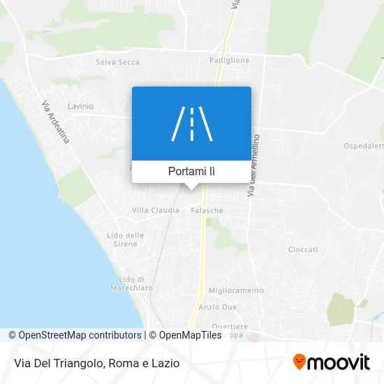 Mappa Via Del Triangolo