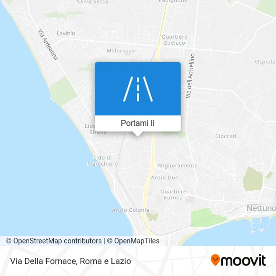 Mappa Via Della Fornace