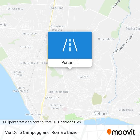 Mappa Via Delle Campeggiane