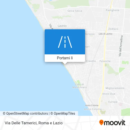 Mappa Via Delle Tamerici
