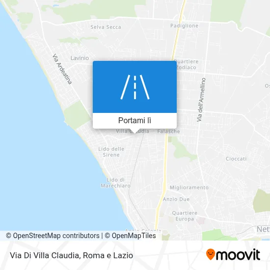 Mappa Via Di Villa Claudia
