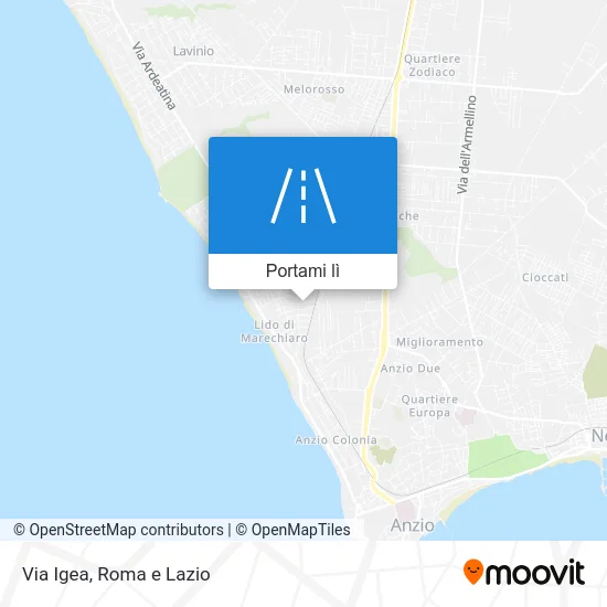 Mappa Via Igea