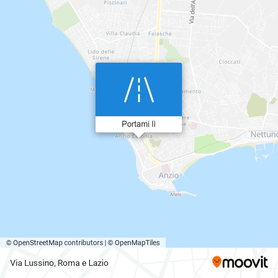 Mappa Via Lussino