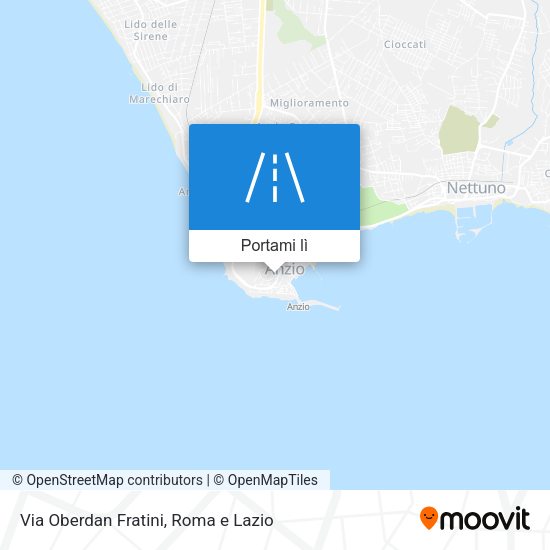 Mappa Via Oberdan Fratini