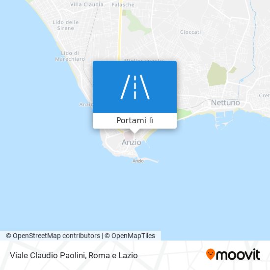 Mappa Viale Claudio Paolini