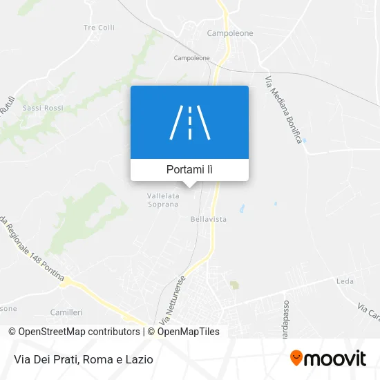 Mappa Via Dei Prati