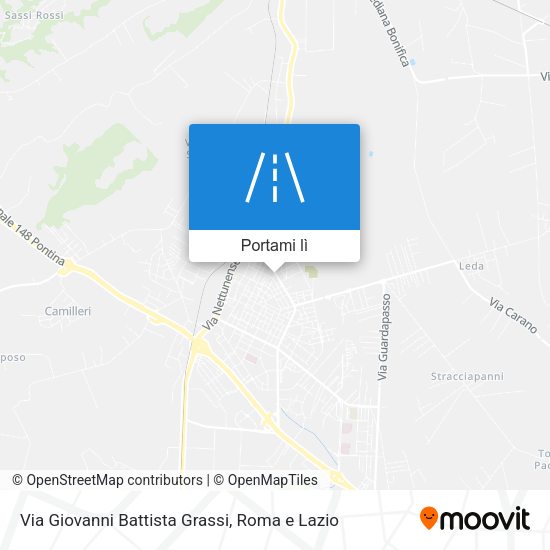 Mappa Via Giovanni Battista Grassi