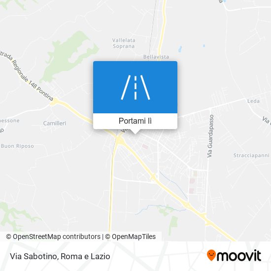 Mappa Via Sabotino