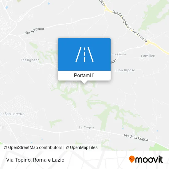 Mappa Via Topino