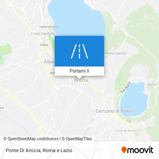 Mappa Ponte Di Ariccia