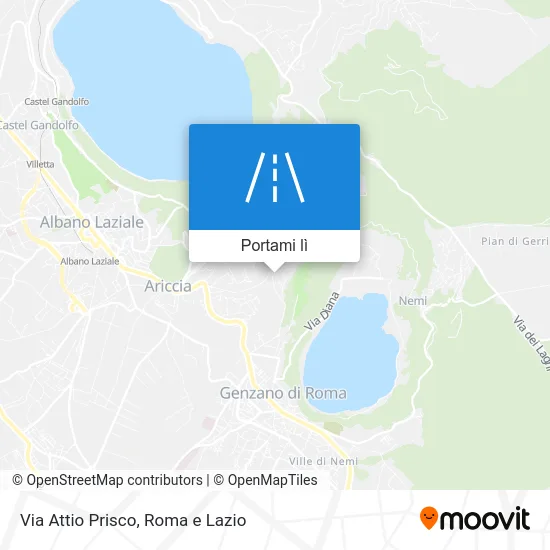 Mappa Via Attio Prisco