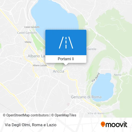 Mappa Via Degli Olmi