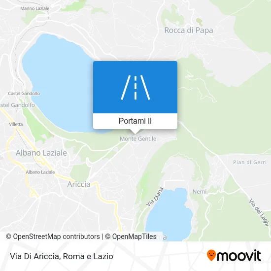 Mappa Via Di Ariccia
