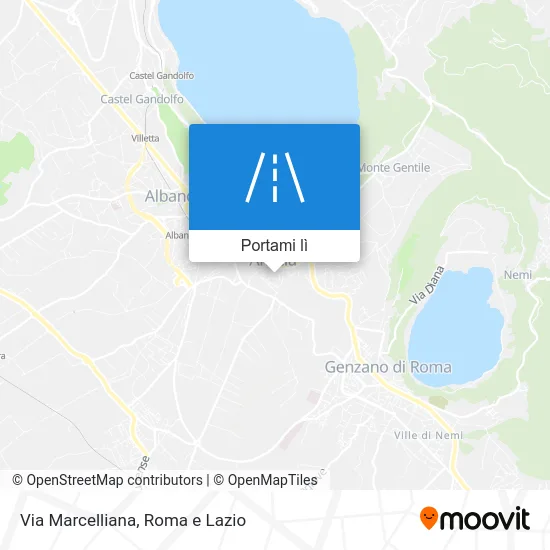 Mappa Via Marcelliana