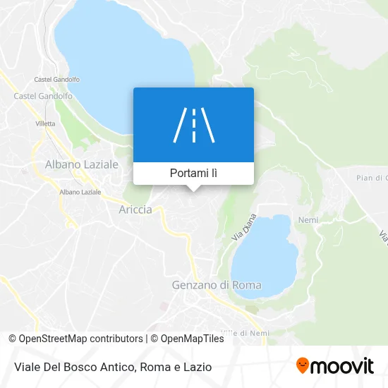 Mappa Viale Del Bosco Antico