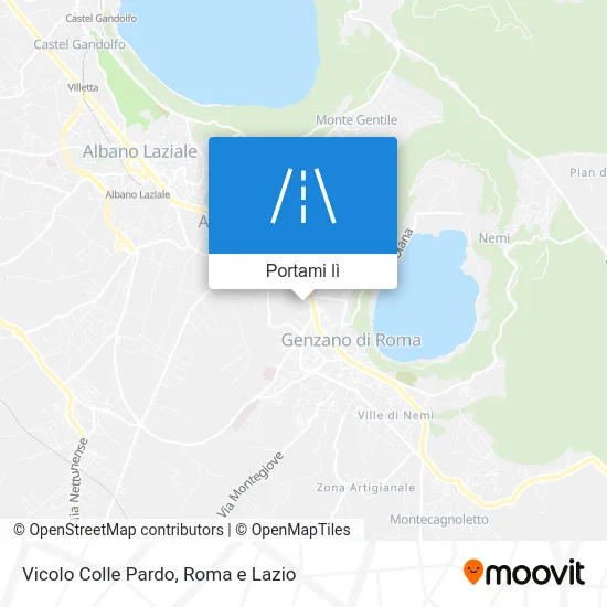 Mappa Vicolo Colle Pardo