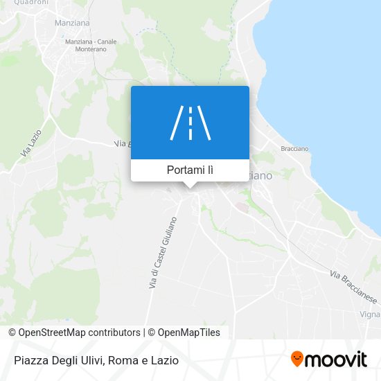 Mappa Piazza Degli Ulivi