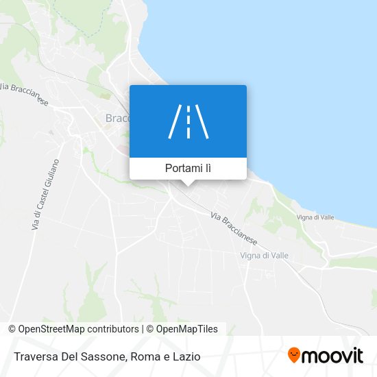 Mappa Traversa Del Sassone