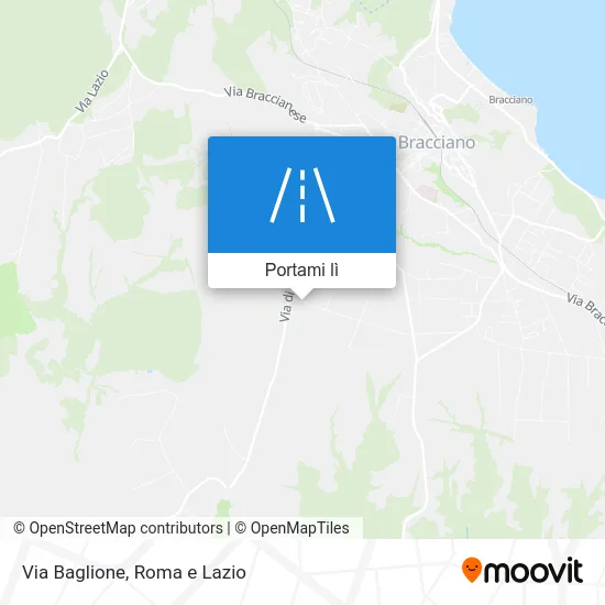 Mappa Via Baglione