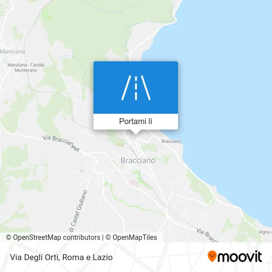 Mappa Via Degli Orti