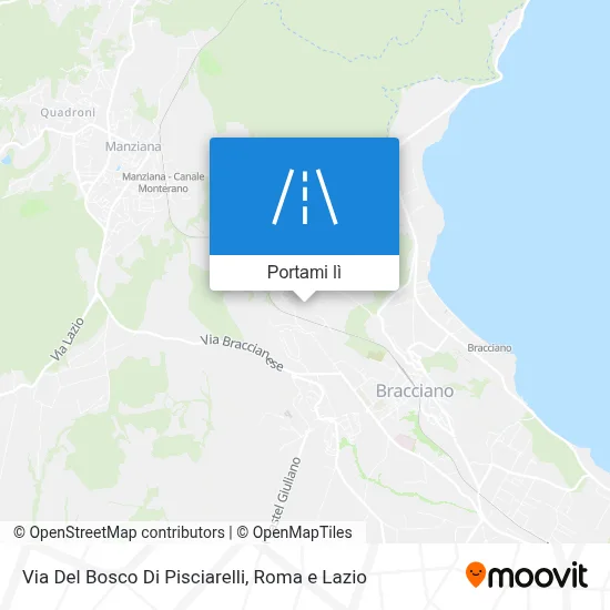 Mappa Via Del Bosco Di Pisciarelli