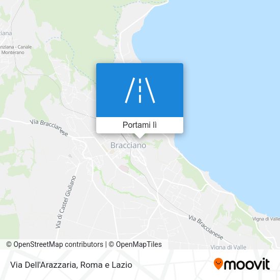 Mappa Via Dell'Arazzaria