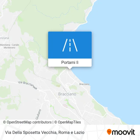 Mappa Via Della Sposetta Vecchia