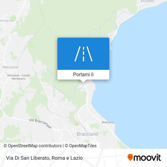 Mappa Via Di San Liberato