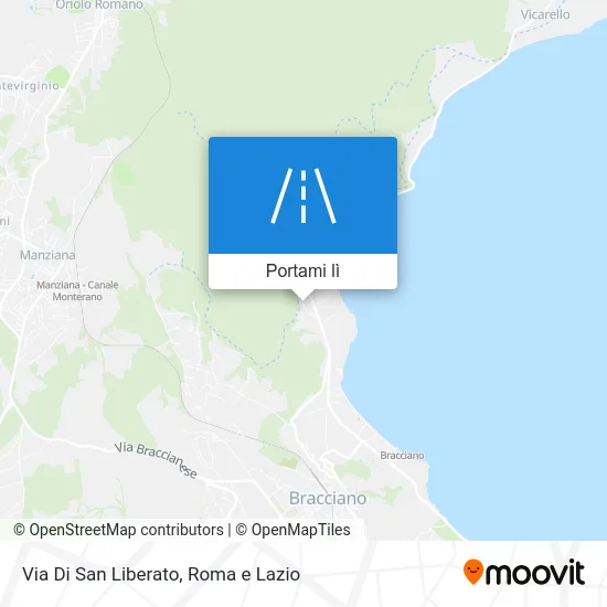 Mappa Via Di San Liberato