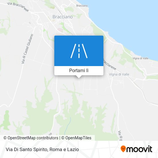 Mappa Via Di Santo Spirito