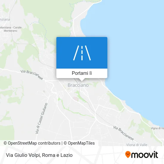 Mappa Via Giulio Volpi